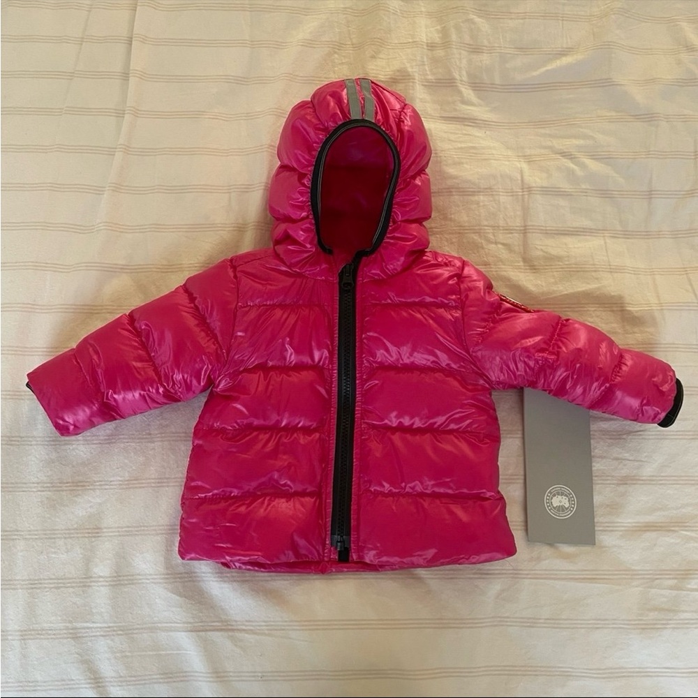 Canada Goose Baby Crofton Pink Jacket